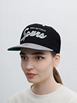 Бейсболка MITCHELL NESS арт. MN-ND49Z-2TSCRIPT-SASPURS San Antonio Spurs NBA (черный / серый)